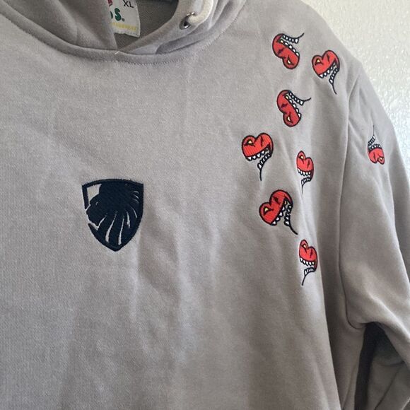 LAS VEGAS INFERNO X IBIS Brand Men’s Gray Collaborative Hoodie Size XL - Picture 5 of 7